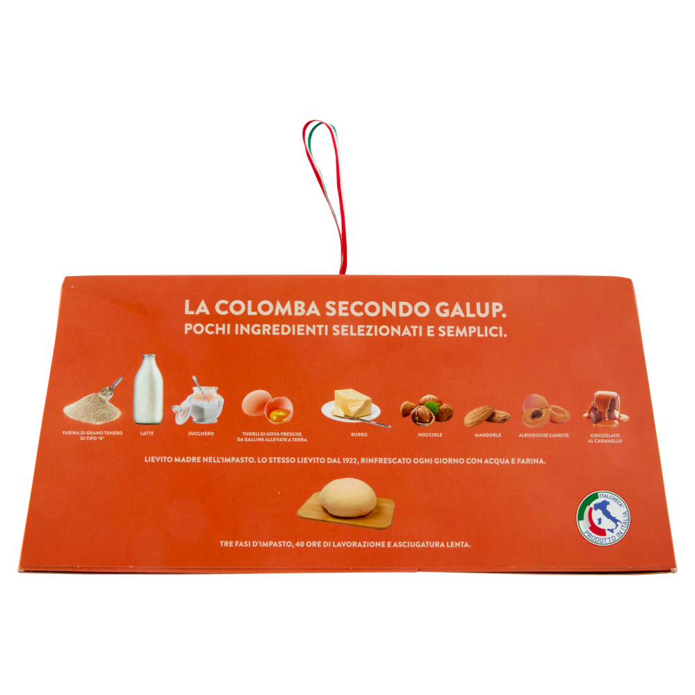 Galup la Colomba Albicocca e Cioccolato al Caramello con Glassa alle Nocciole 750 g