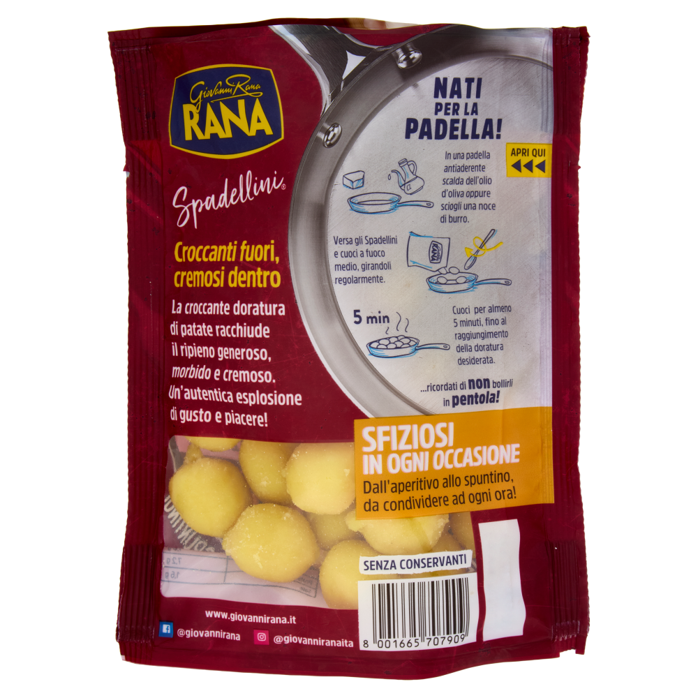 Giovanni Rana Spadellini Prosciutto cotto e Mozzarella 280 g