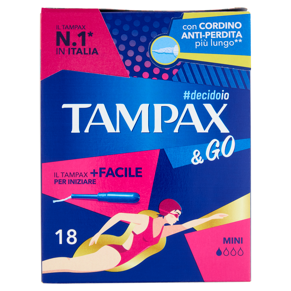 Tampax & Go Mini 18 pz