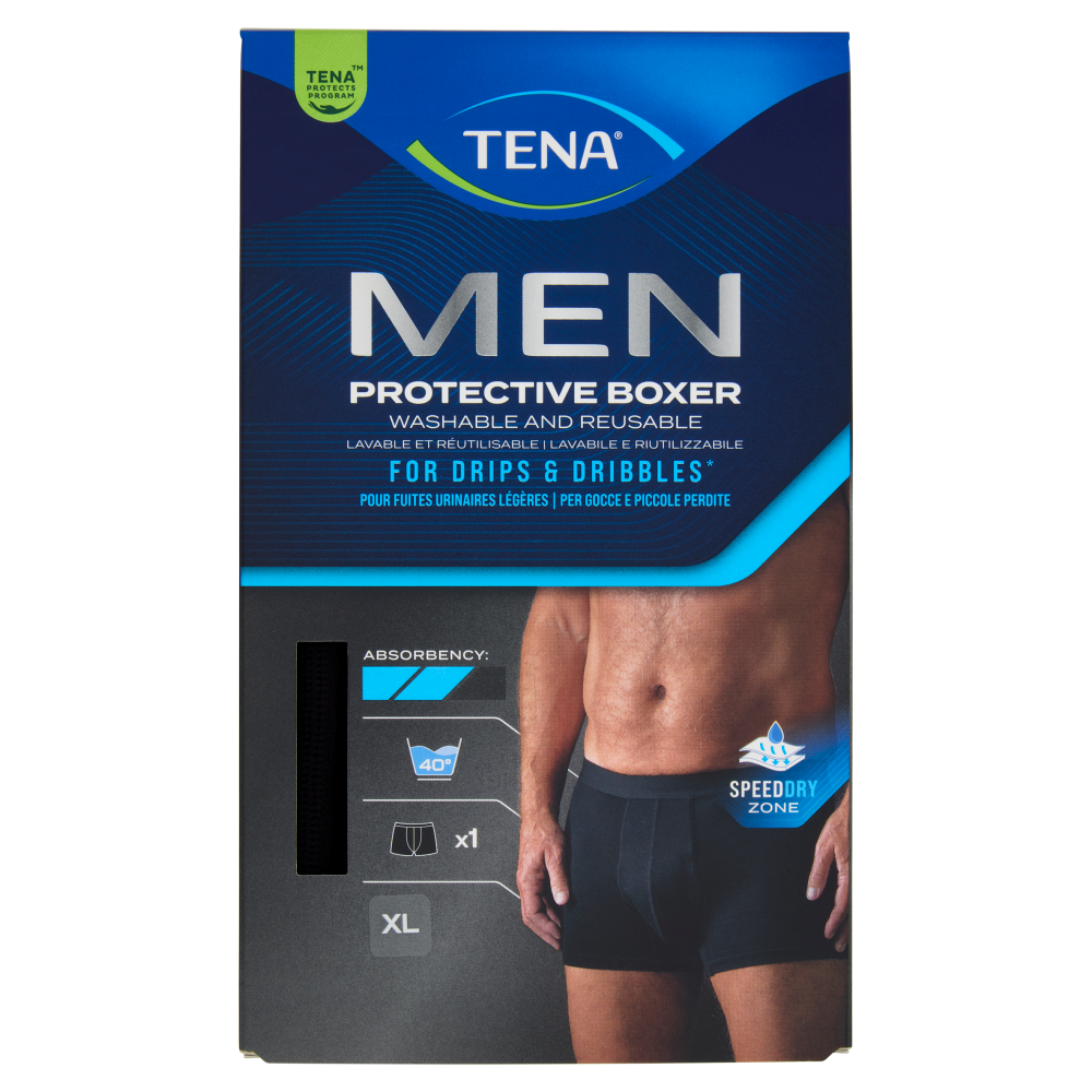 Tena Men Protective Boxer XL Nero 1 pz