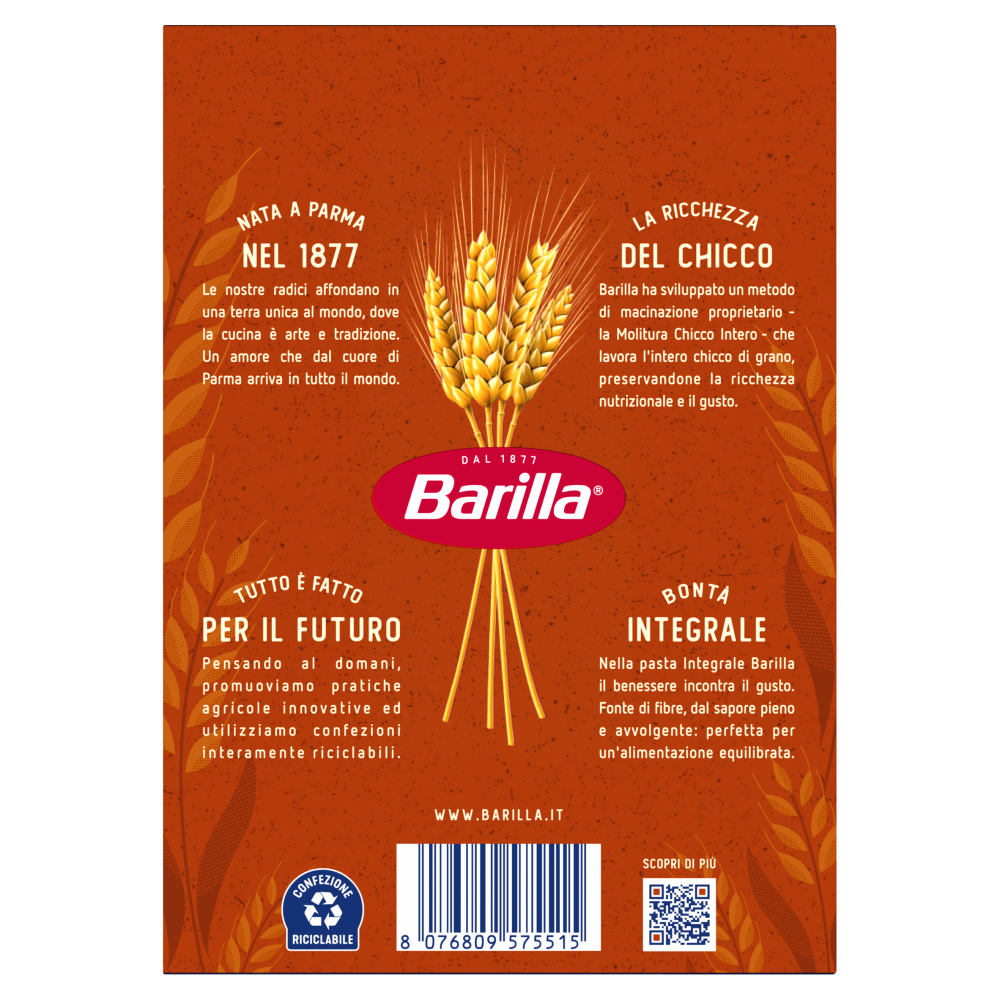 Barilla Pasta Integrale Fusilli 500g