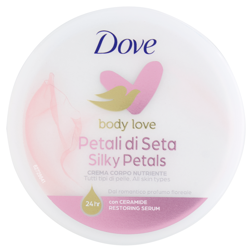 Dove body love Petali di Seta Crema Corpo Nutriente tutti i tipi di pelle 300 ml