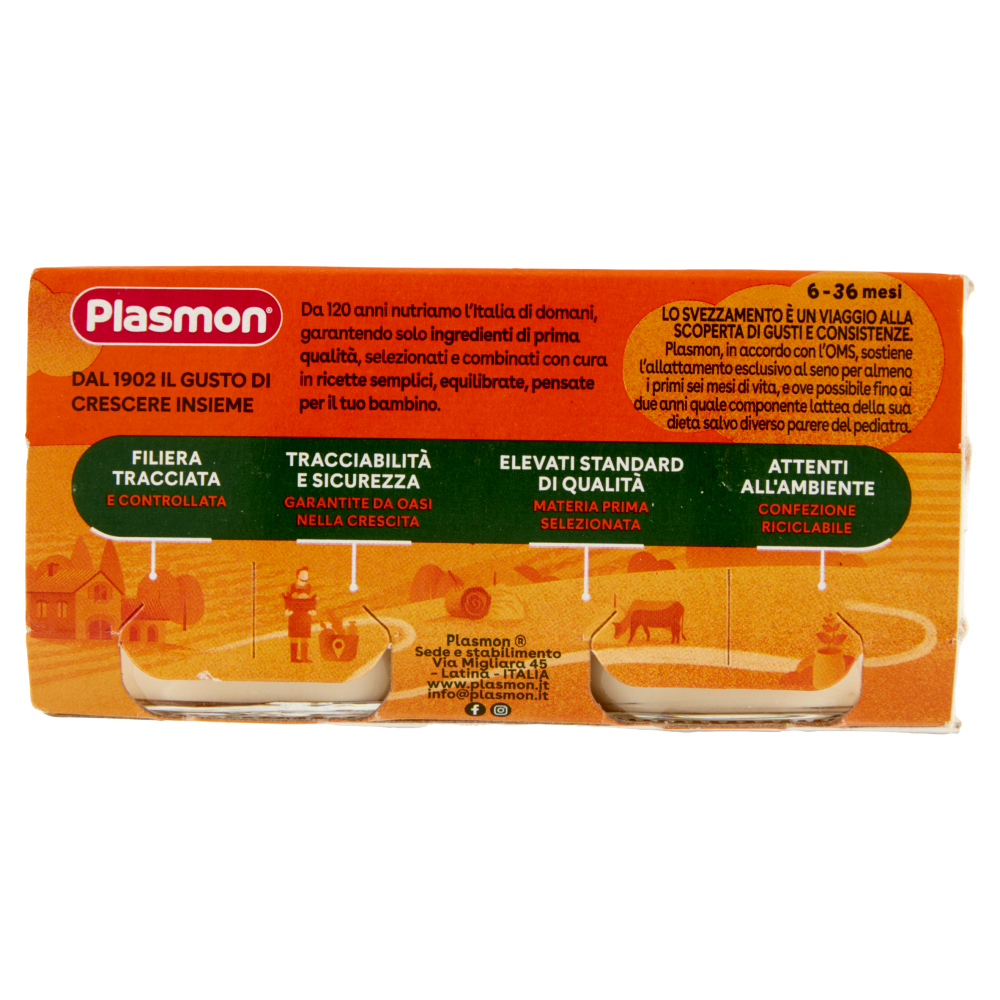 Plasmon Omogeneizzato Orata con patate 2 x 80 g