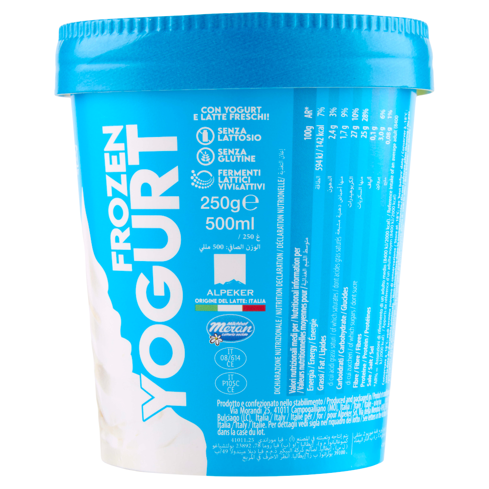 Meran Yogurteria Merano Frozen Yogurt Naturale 250 g Carrefour