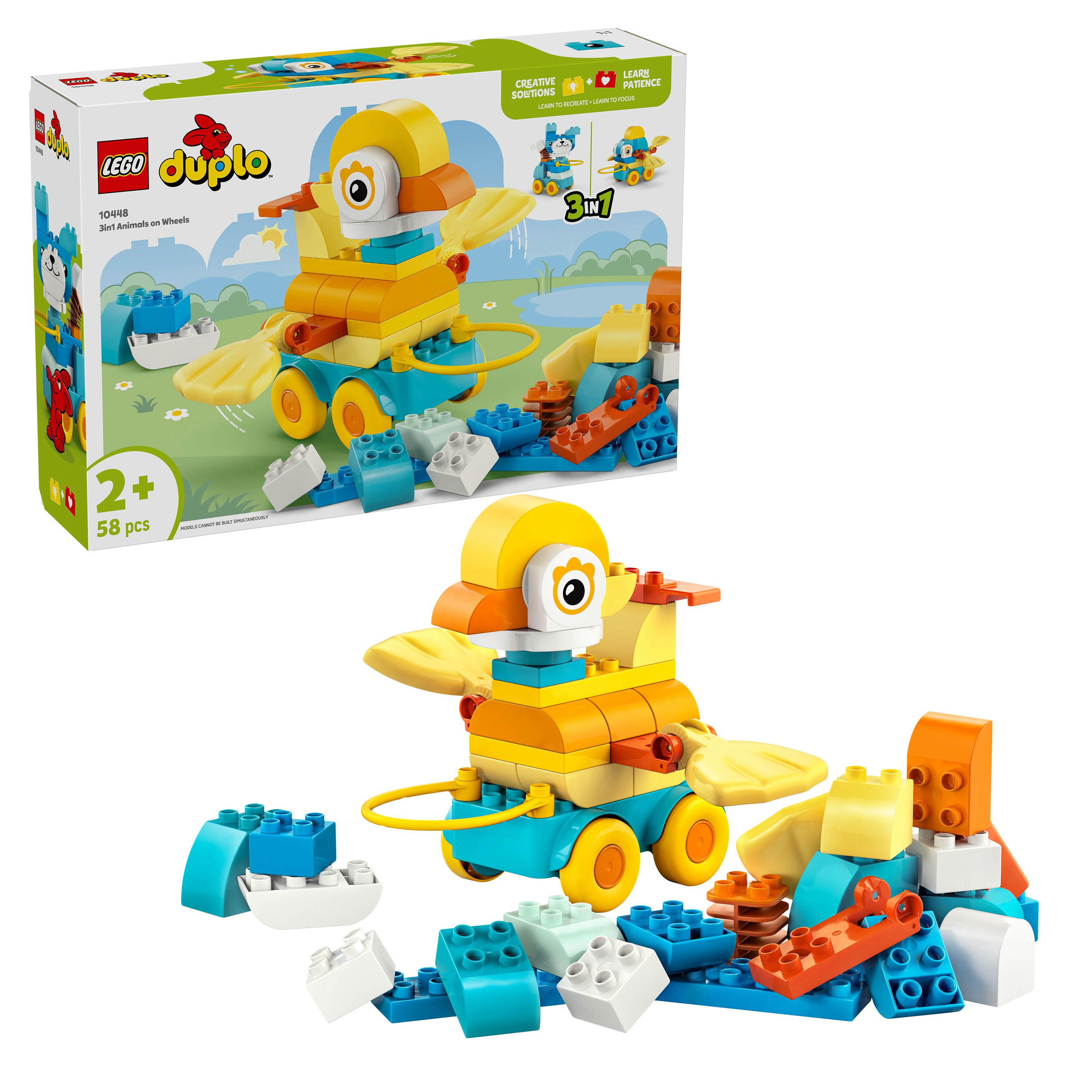 LEGO DUPLO Animali su ruote 3 in 1