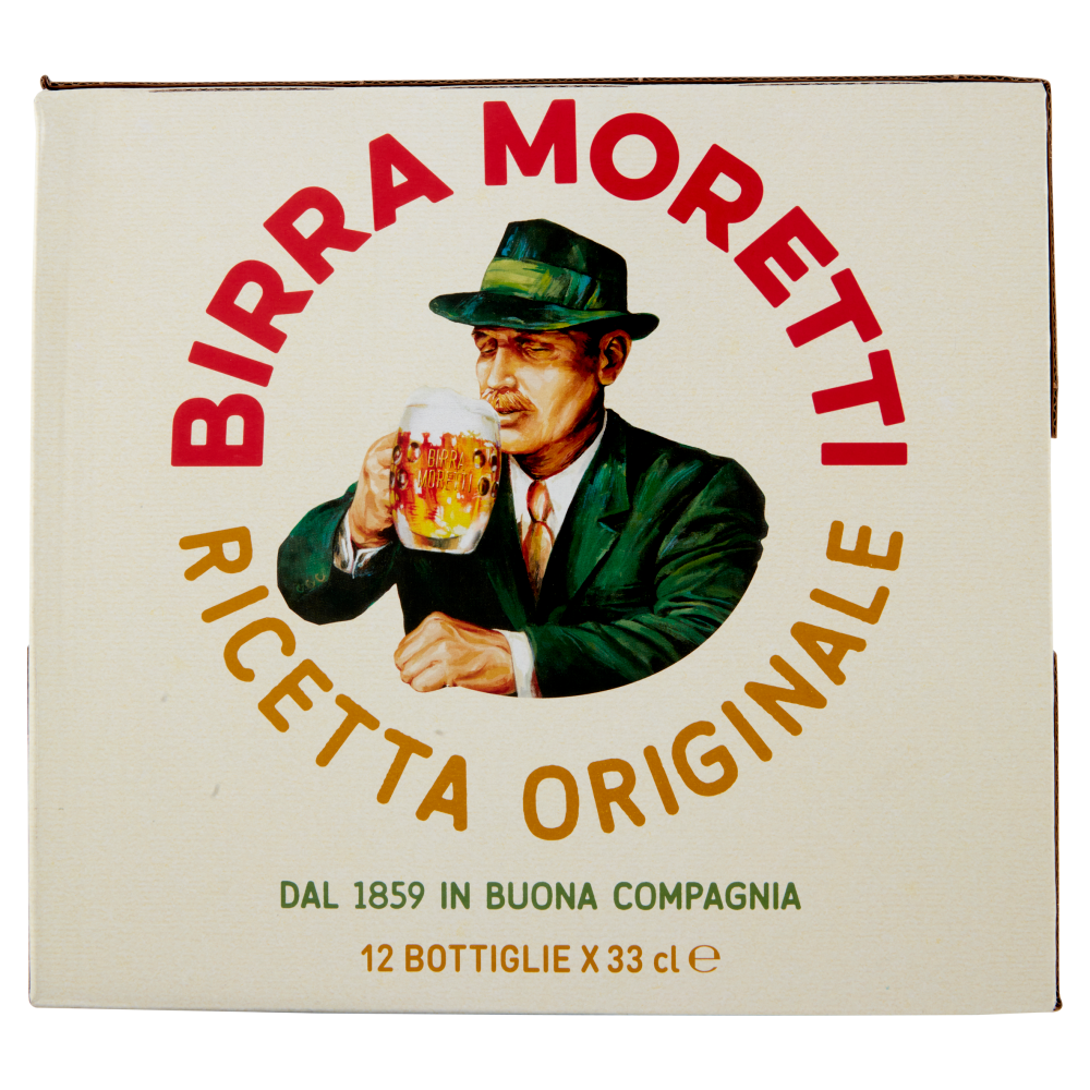 Birra Moretti Ricetta Originale 12 x 33 cl