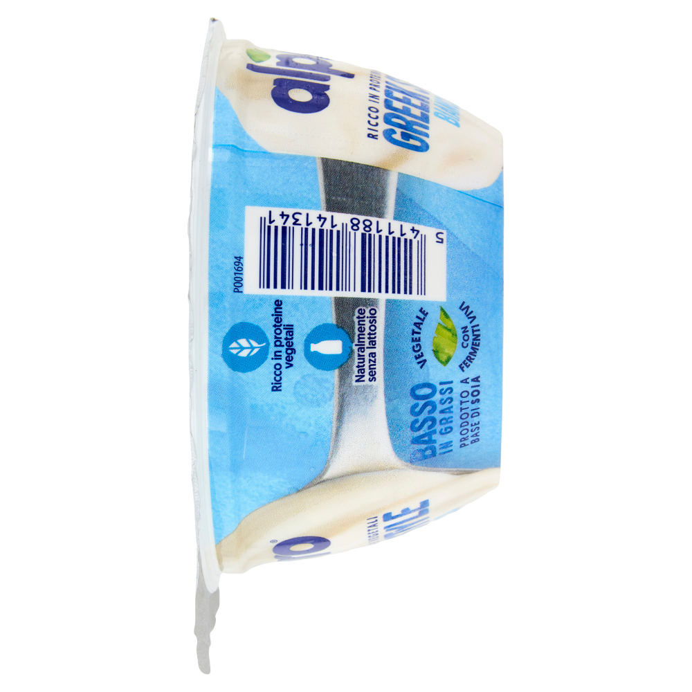 ALPRO GREEK STYLE, Alternativa Vegetale allo Yogurt, Bianco, Naturalmente Senza Lattosio, 135g