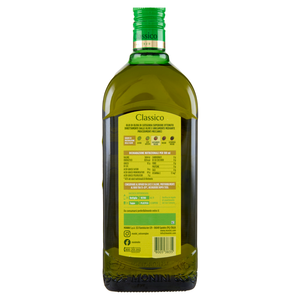 Monini Classico Olio Extra Vergine di Oliva 1 L