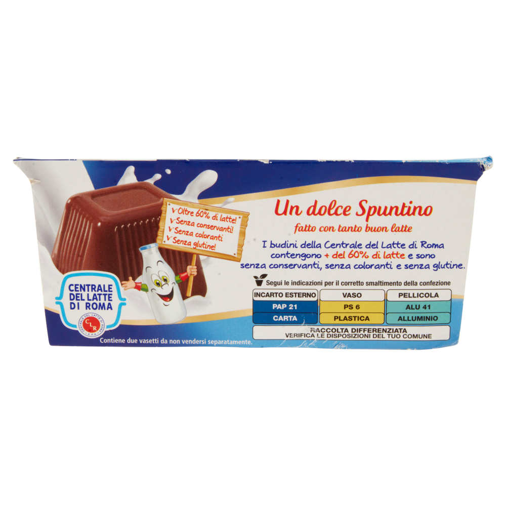 Centrale del Latte di Roma Budino al Cioccolato 2 x 100 g