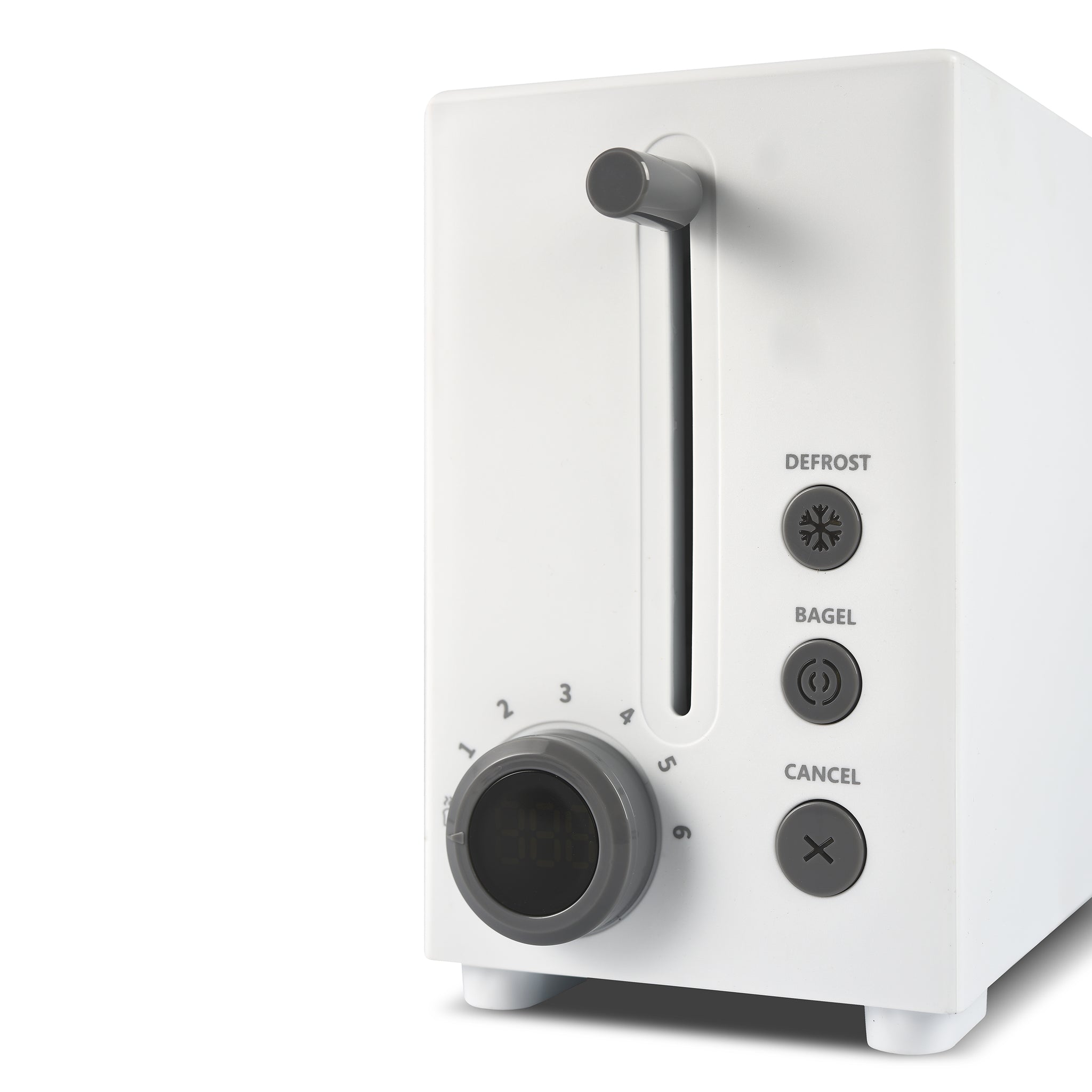 Ukonic 18083 tostapane 6 1 fetta/e 1100 W Nero, Grigio, Bianco