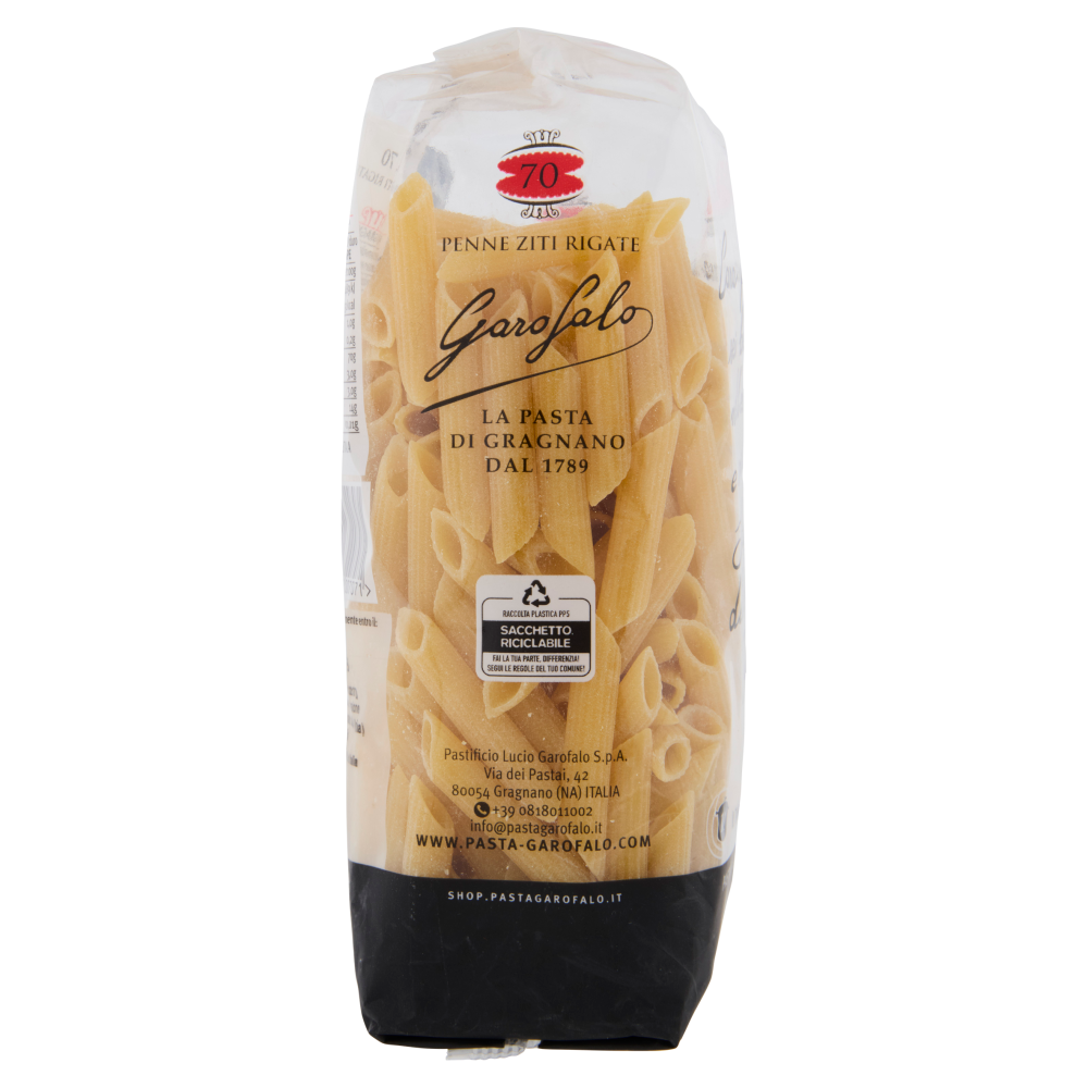 Garofalo Penne Ziti Rigate No. 70 Pasta di Gragnano IGP 500g Carrefour
