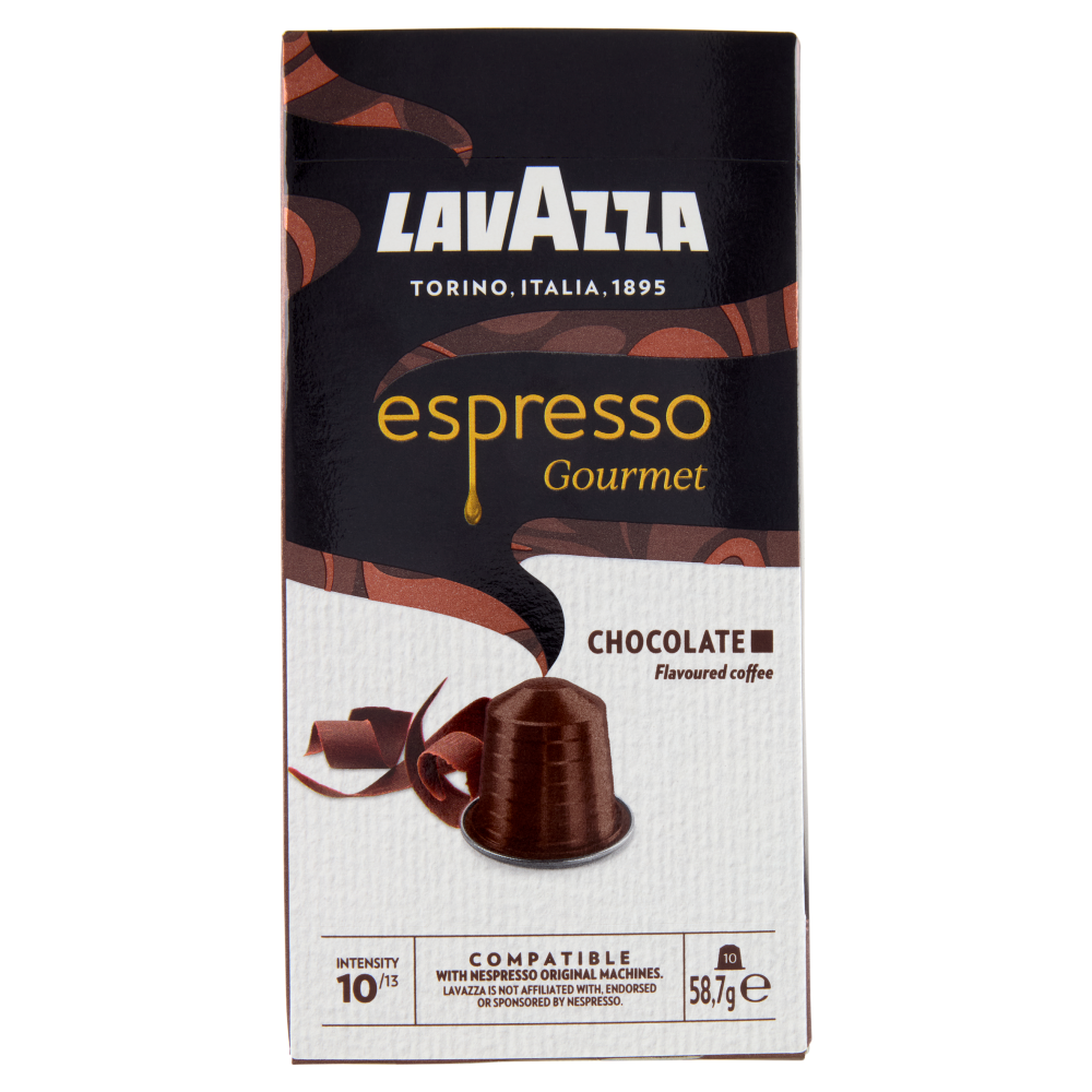 Lavazza espresso Gourmet Chocolate Compatible with Nespresso Original Machines 10 Capsule 58,7 g