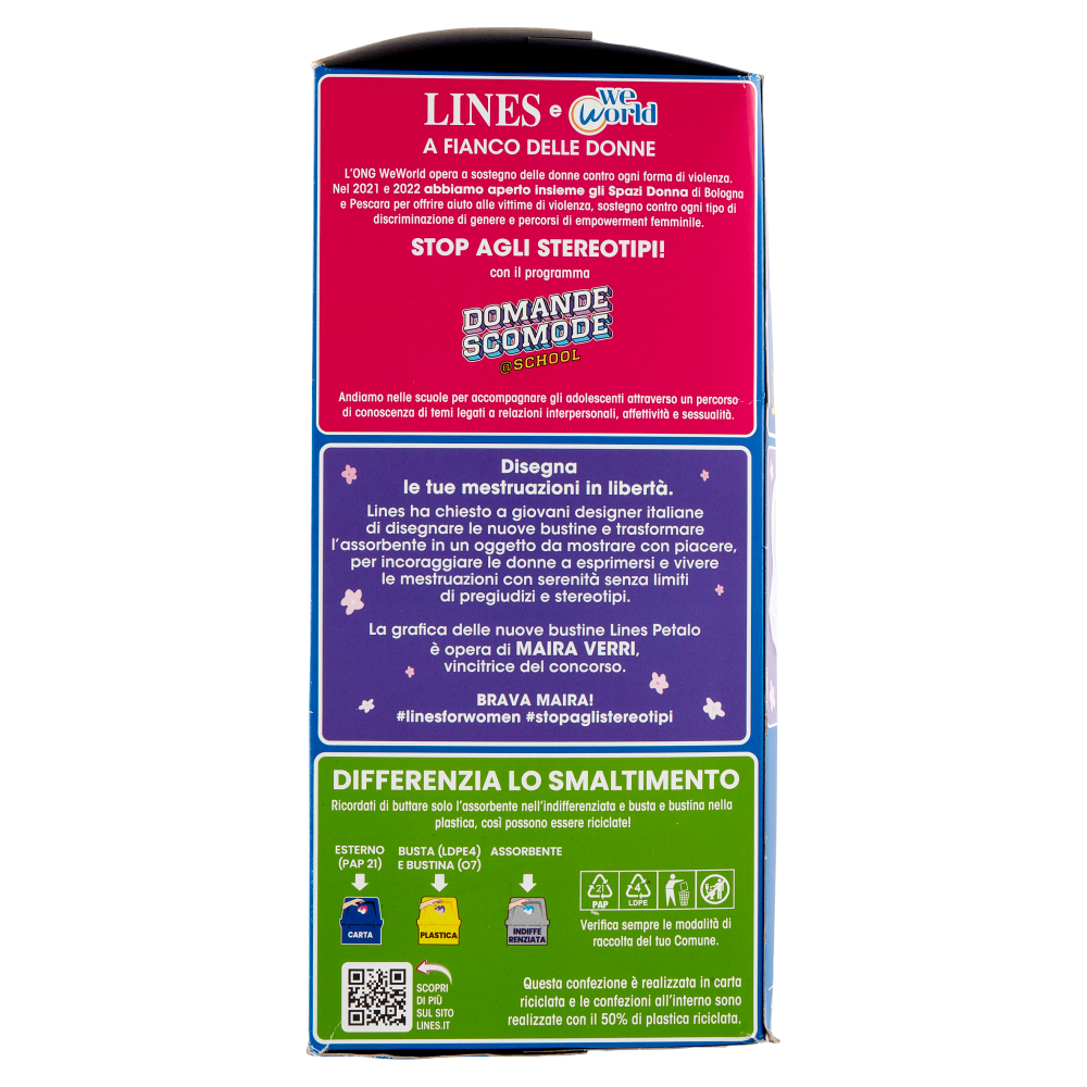 Lines Petalo notte con Ali 72 pz