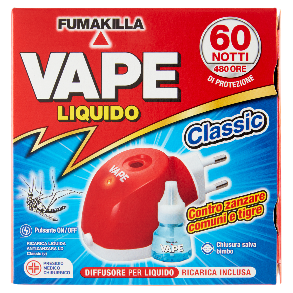 VAPE Elettroemanatore Liquido Classic + Ricarica 30 ml
