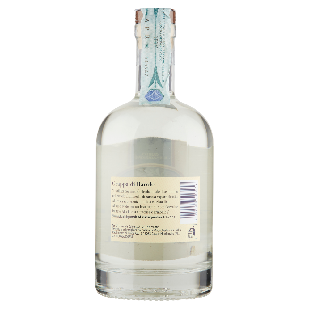 Terre d'Italia Grappa di Barolo 0,50 L