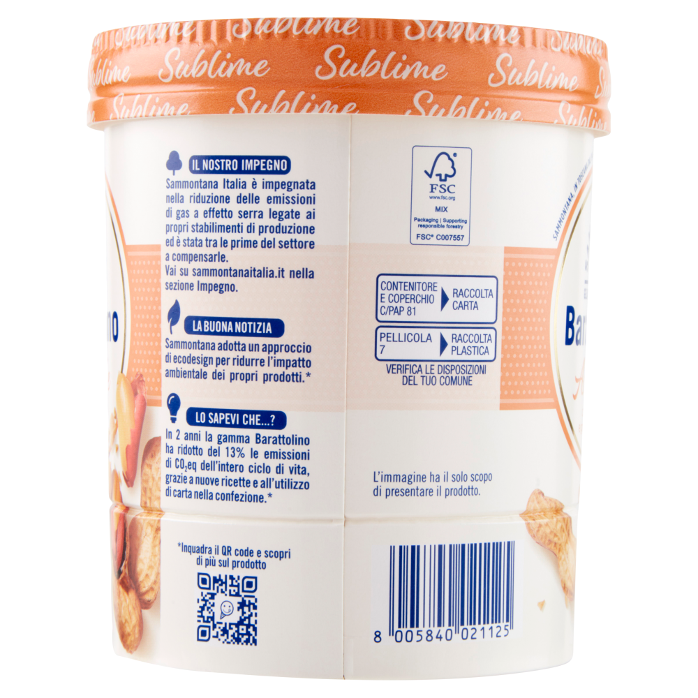 Sammontana Barattolino Sublime Arachide 300 g