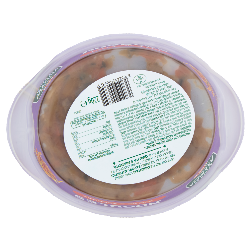 Viva la Mamma Noodles Pollo e Verdure 220 g
