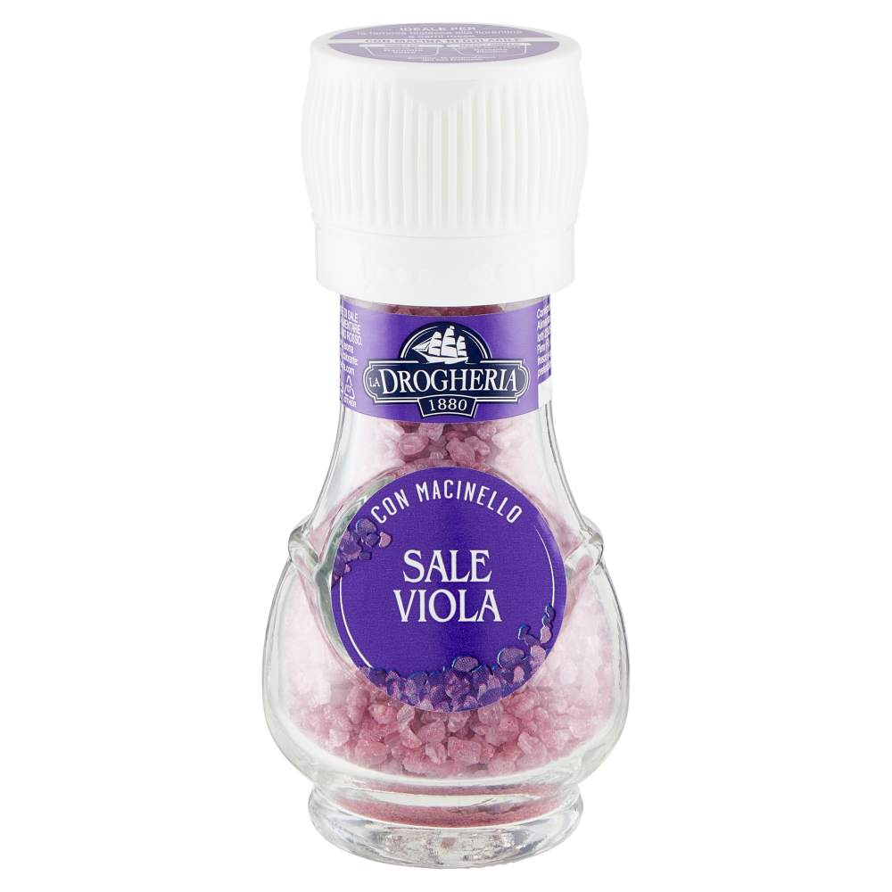 La Drogheria 1880 Sale Viola con Macinello 90 g
