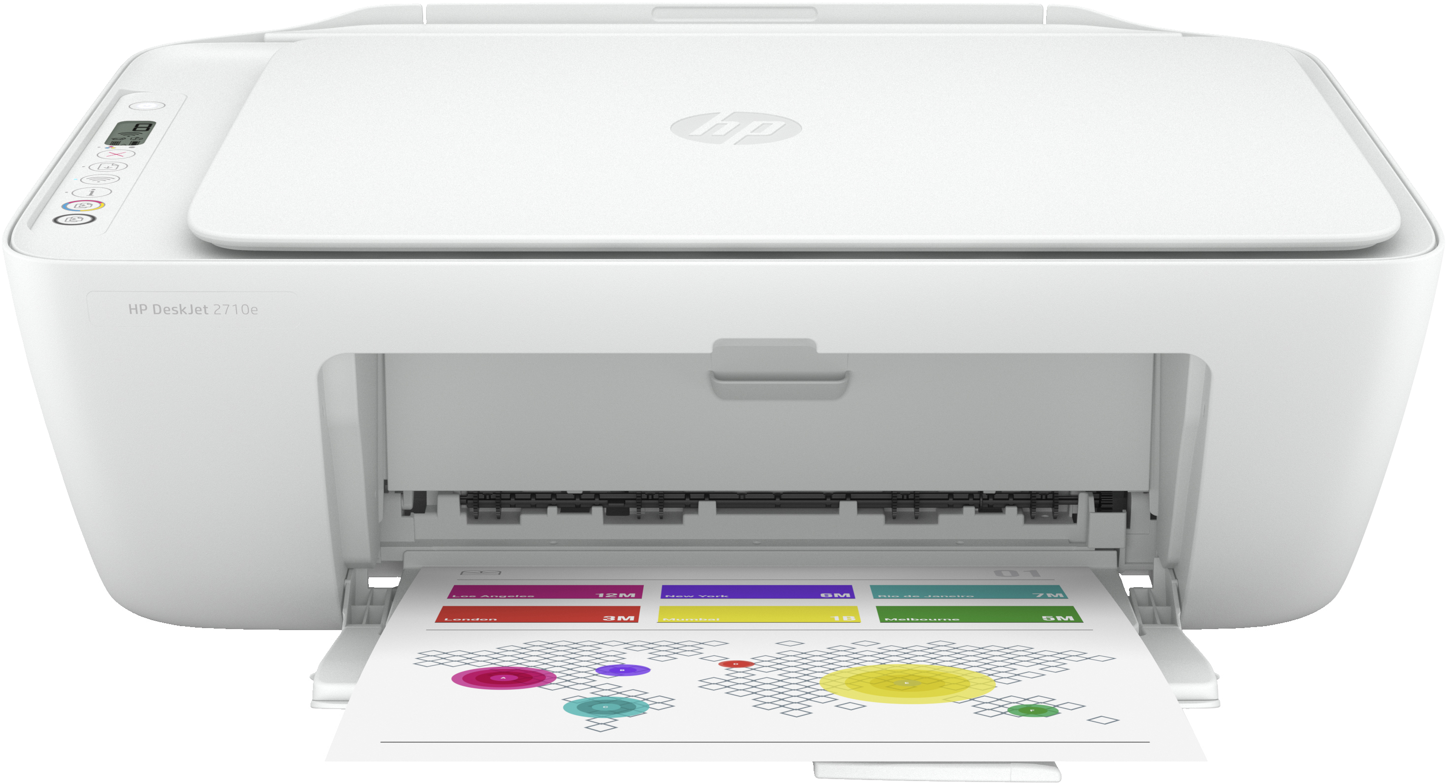 HP DeskJet Stampante multifunzione HP 2710e, Colore, Stampante per Casa,  Stampa, copia, scansione, wireless; HP+; idonea a HP Instant Ink; stampa da