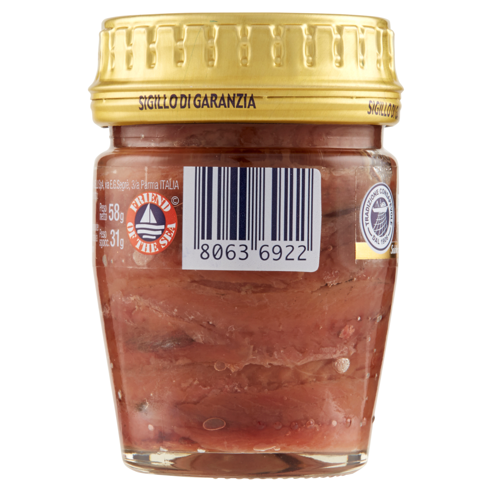 Rizzoli Filetti di Alici in olio di oliva 58 g