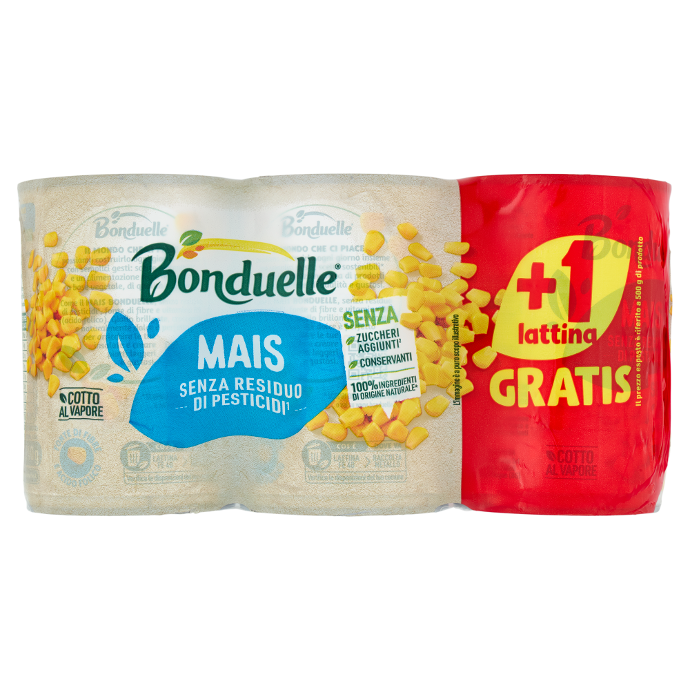 Bonduelle Mais 2 + 1 Gratis x 250 g
