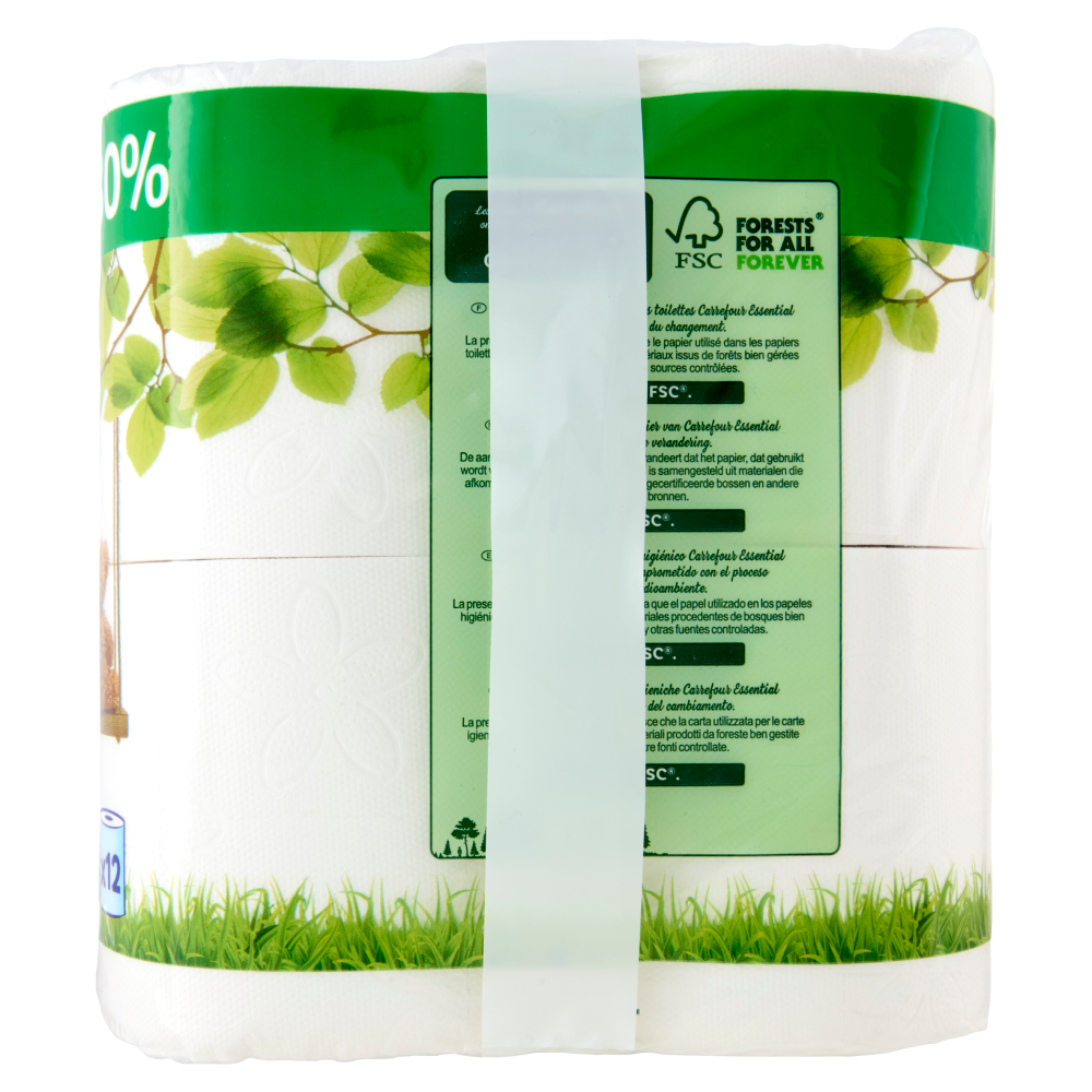 Carrefour Essential Carta igienica Confort 12 pz