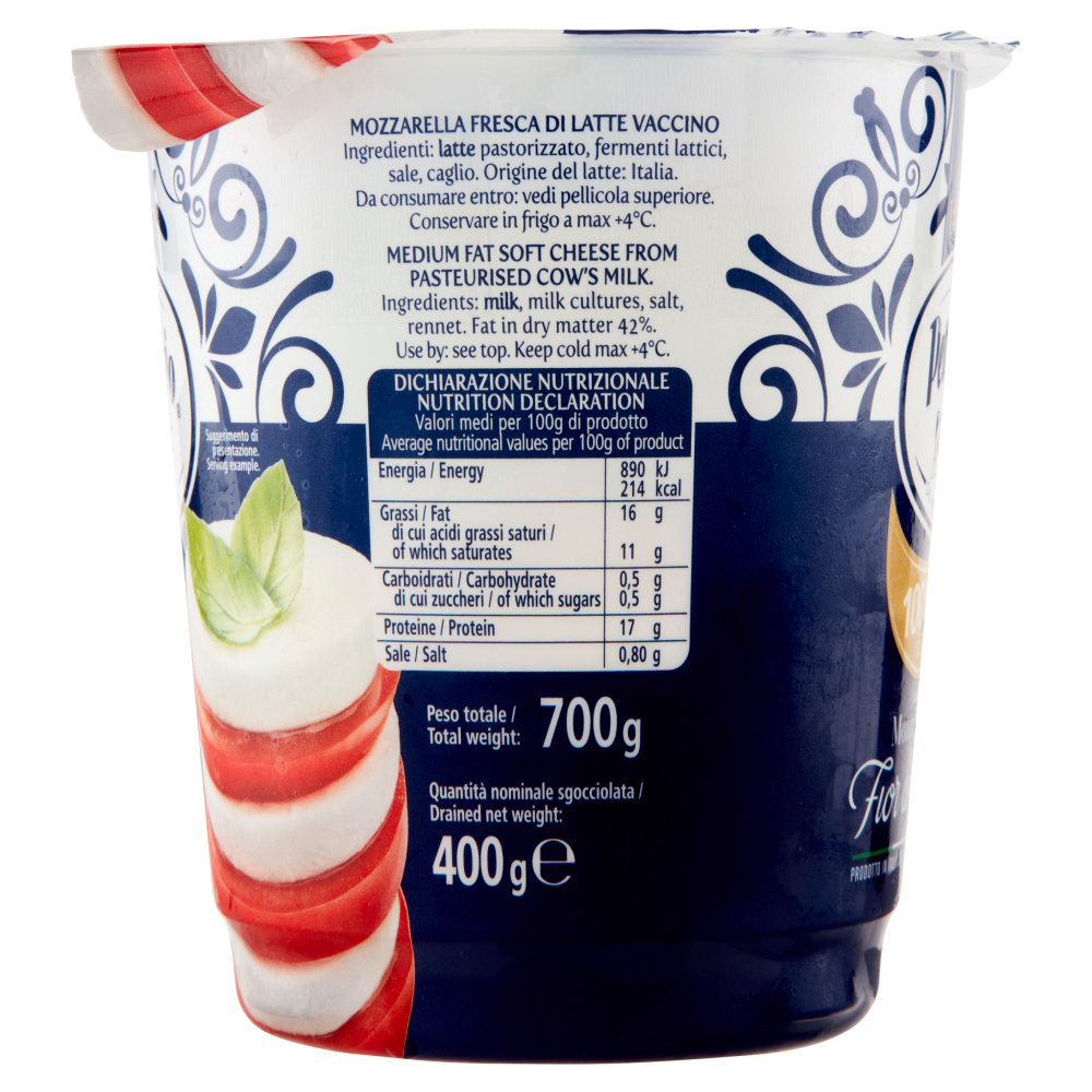 Pettinicchio Mozzarella Fior di latte 400 g