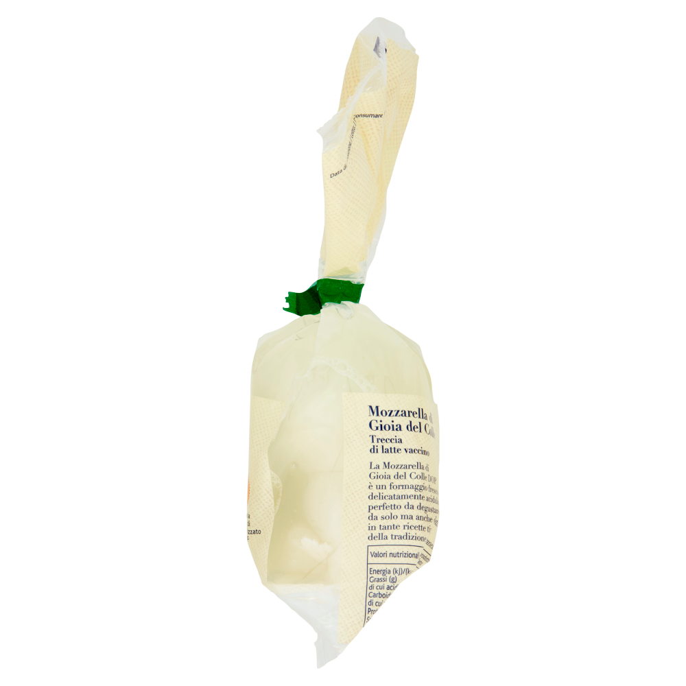 Terre d'Italia Mozzarella di Gioia del Colle DOP Treccia di latte vaccino 200 g