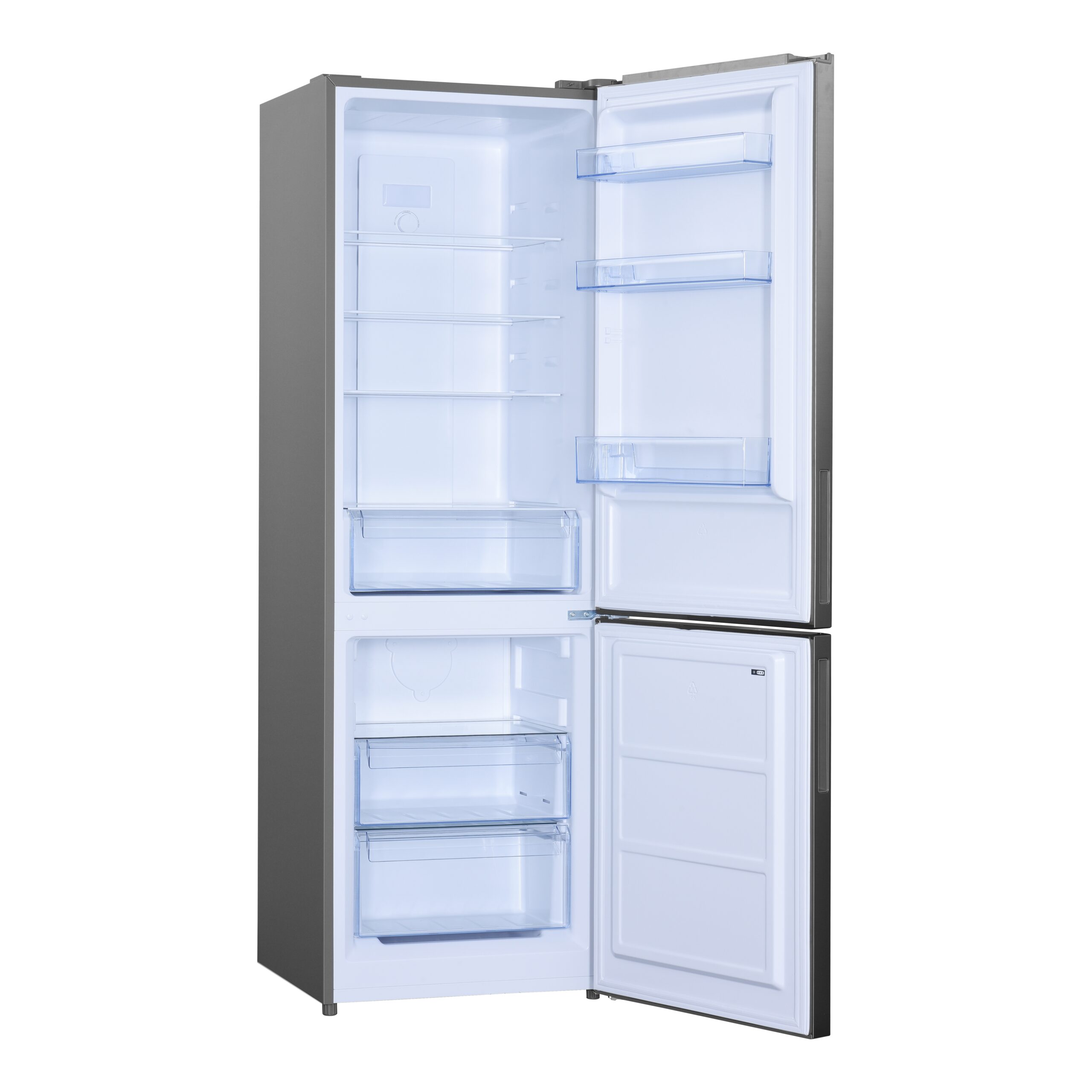 DAYA DHCB-350NM2XF0 frigorifero con congelatore Libera installazione 293 L F Acciaio inox