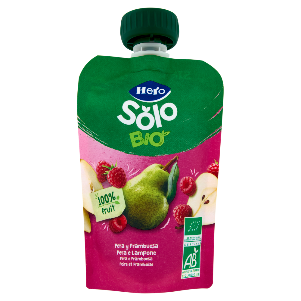 Hero Solo Bio Pera e Lampone 100 g