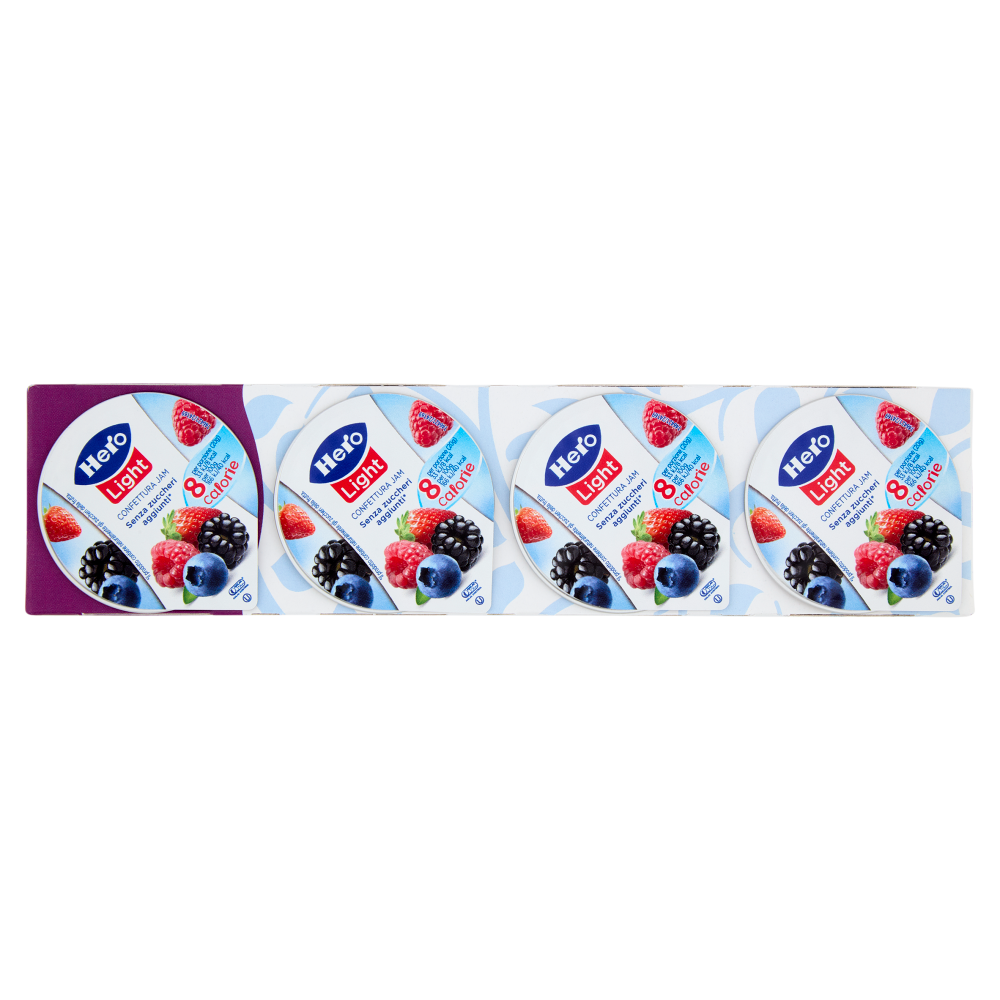 Hero Light Confettura di Frutti di Bosco 4 x 20 g