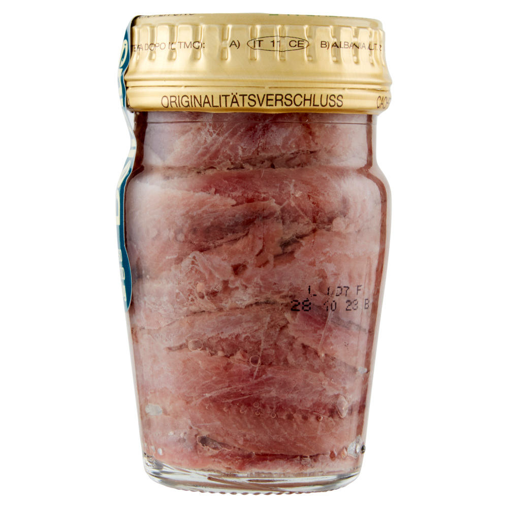 Delicius Filetti di Alici del Canale di Sicilia in olio di oliva (46%) 80 g