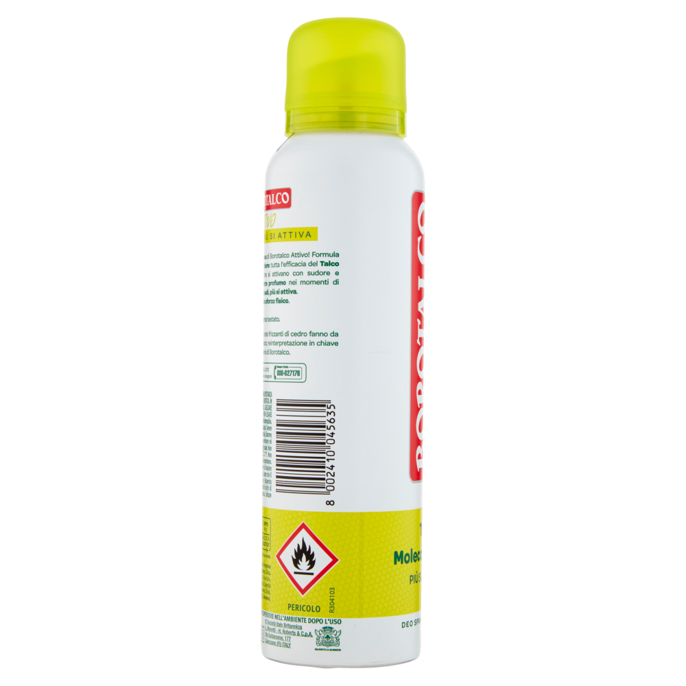 Borotalco Attivo Profumo di Cedro e Lime Deo Spray 150 ml