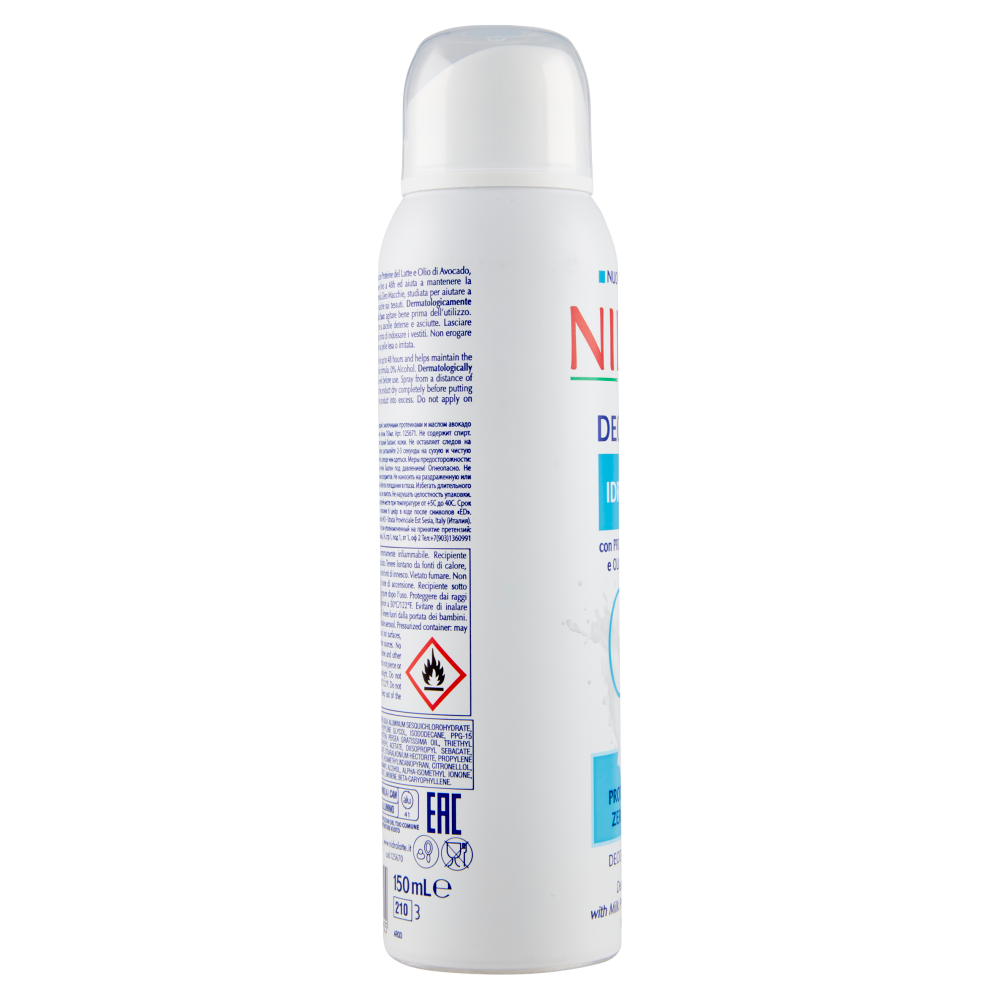 Nidra Deolatte Idratante Deodorante Spray 150 mL