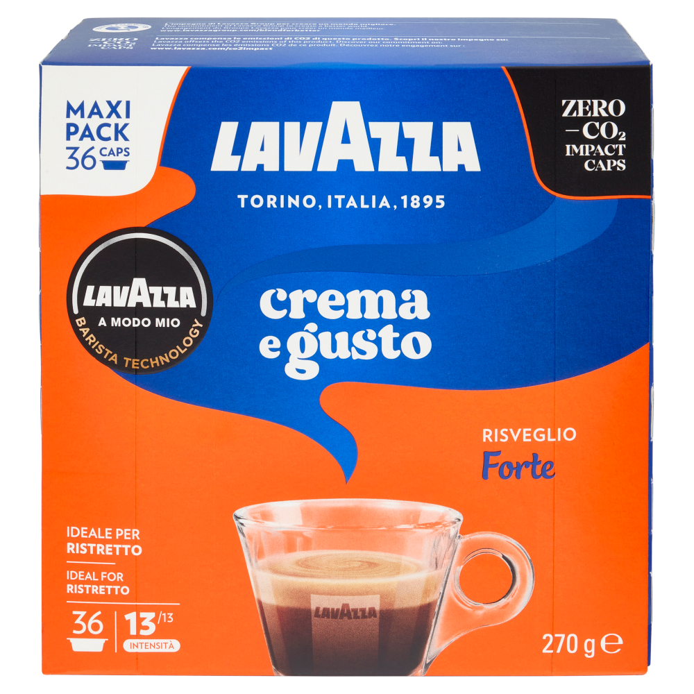 Lavazza A Modo Mio crema e gusto Forte 36 Capsule 270 g