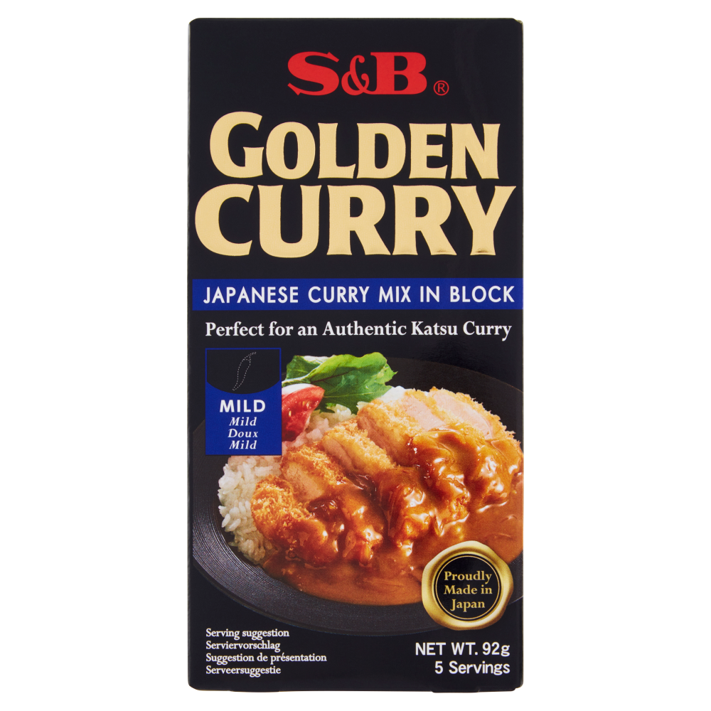 S&B Golden Curry Japanese Curry Mix in Block Mild 92 g