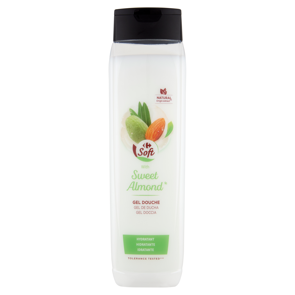Carrefour Soft with Sweet Almond* Gel Doccia 750 ml 