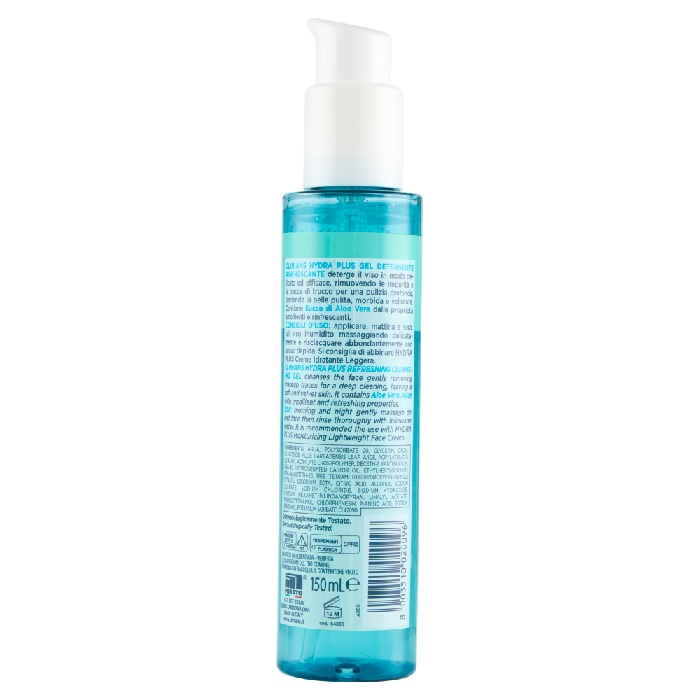 Clinians Hydra Plus Gel Detergente Rinfrescante 150 mL