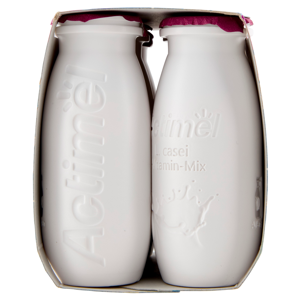 ACTIMEL, Yogurt da Bere con Vit B6 e D per il Sistema Immunitario, gusto Frutti di Bosco, 6X100G