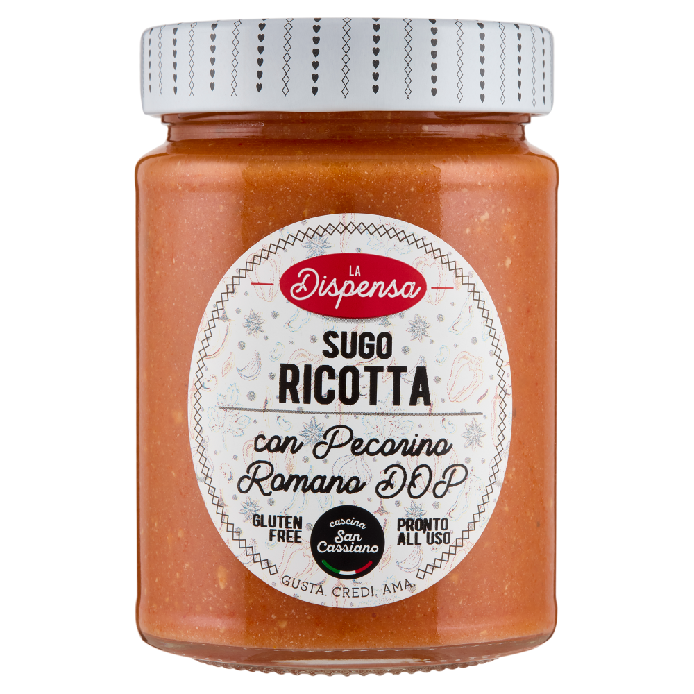 cascina San Cassiano La Dispensa Sugo Ricotta con Pecorino Romano DOP 290 g