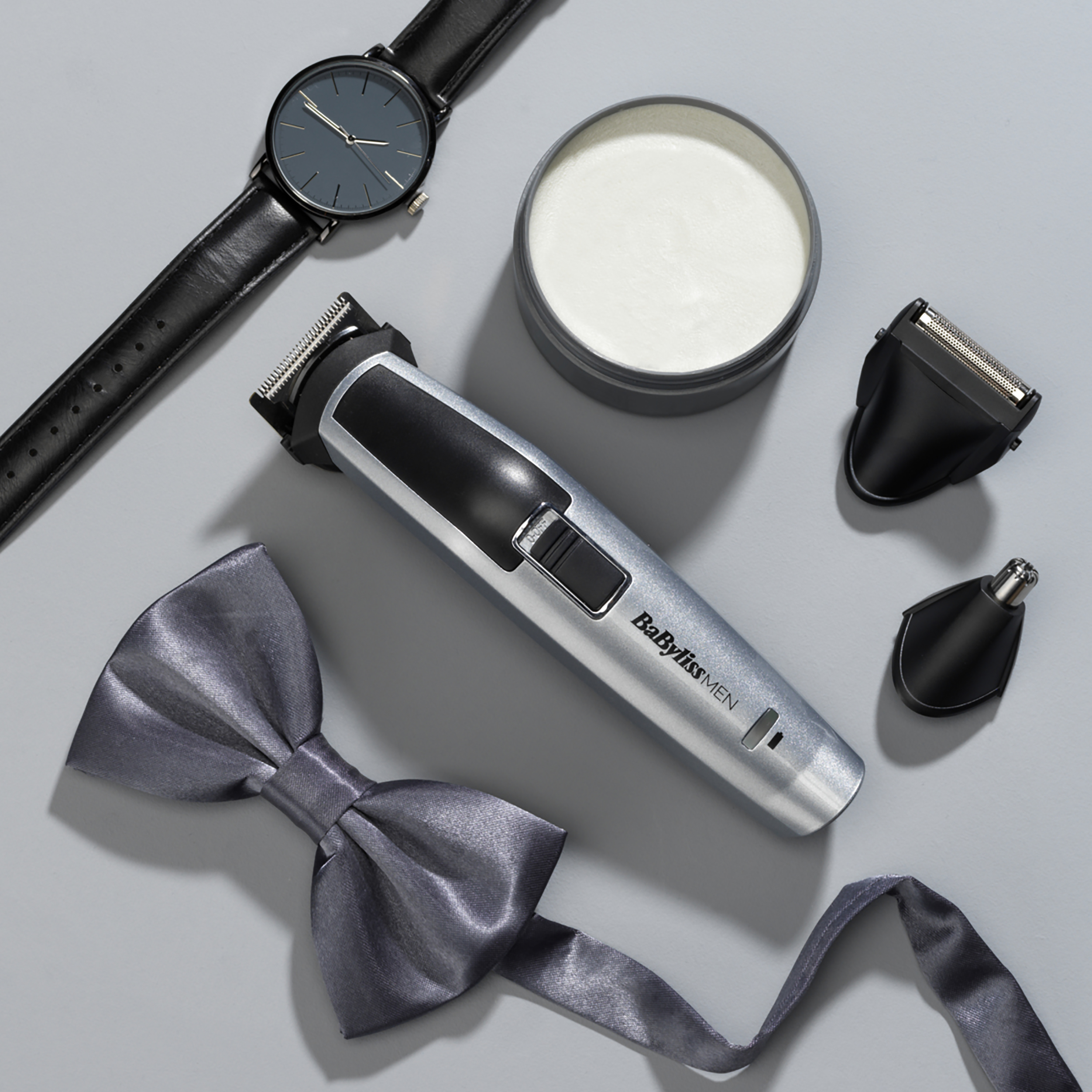 BaByliss 8-in-1 Titanium Argento, Nero Nichel-Metallo Idruro (NiMH)