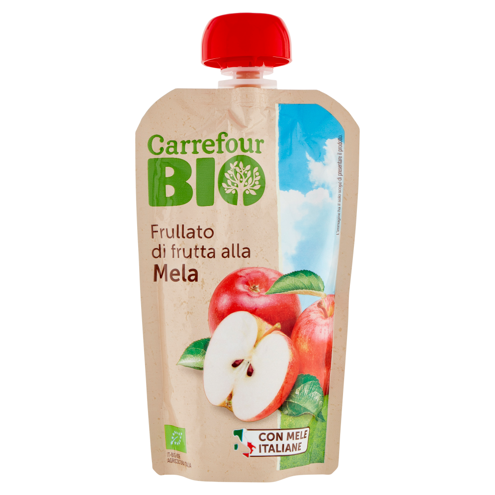 Carrefour Bio Frullato di frutta alla Mela 120 g