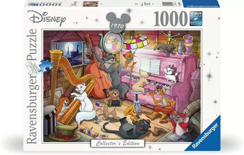 Ravensburger Disney Aristocats Puzzle 1000 pz Cartoni
