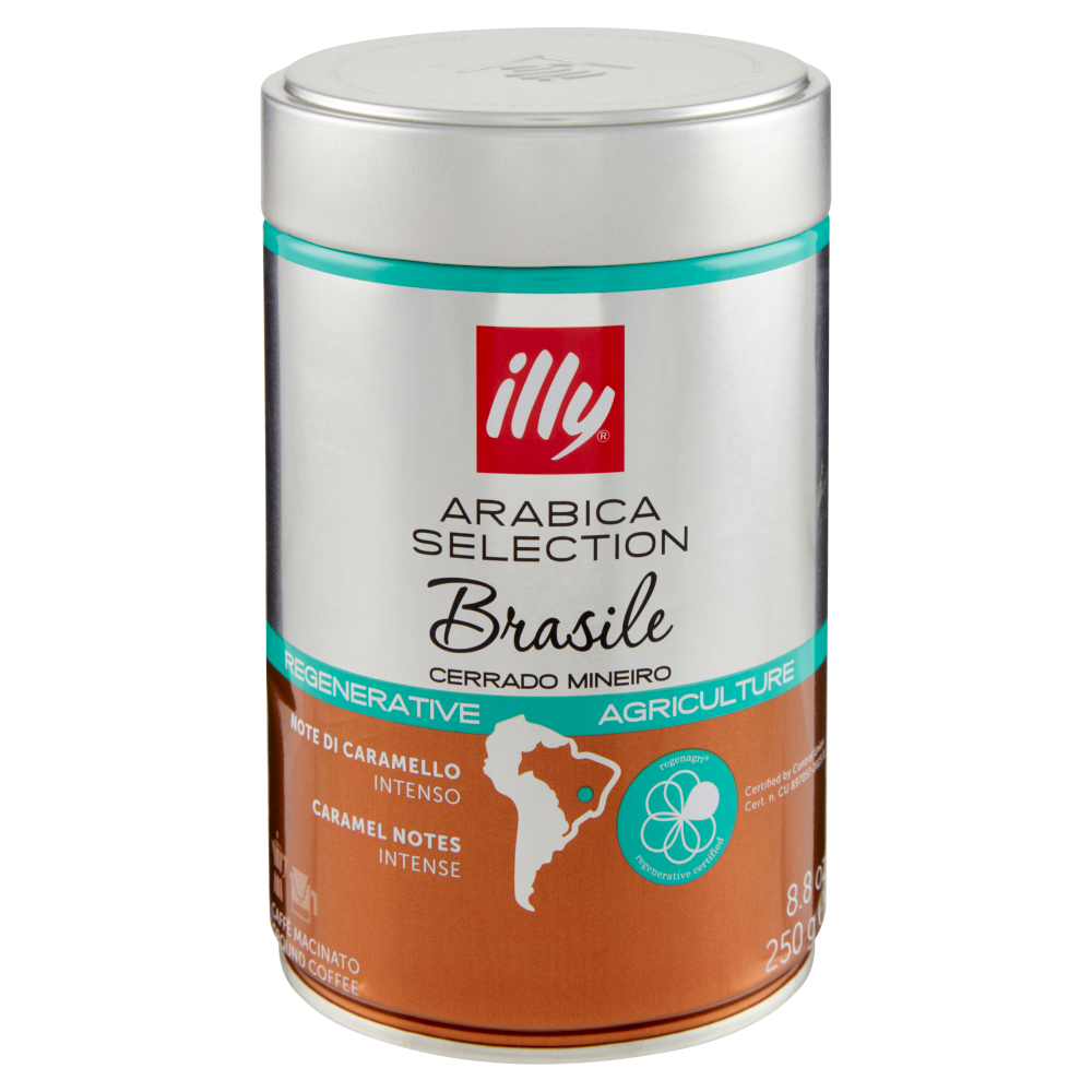 illy Arabica Selection Brasile Cerrado Mineiro Caff&egrave; Macinato 250 g