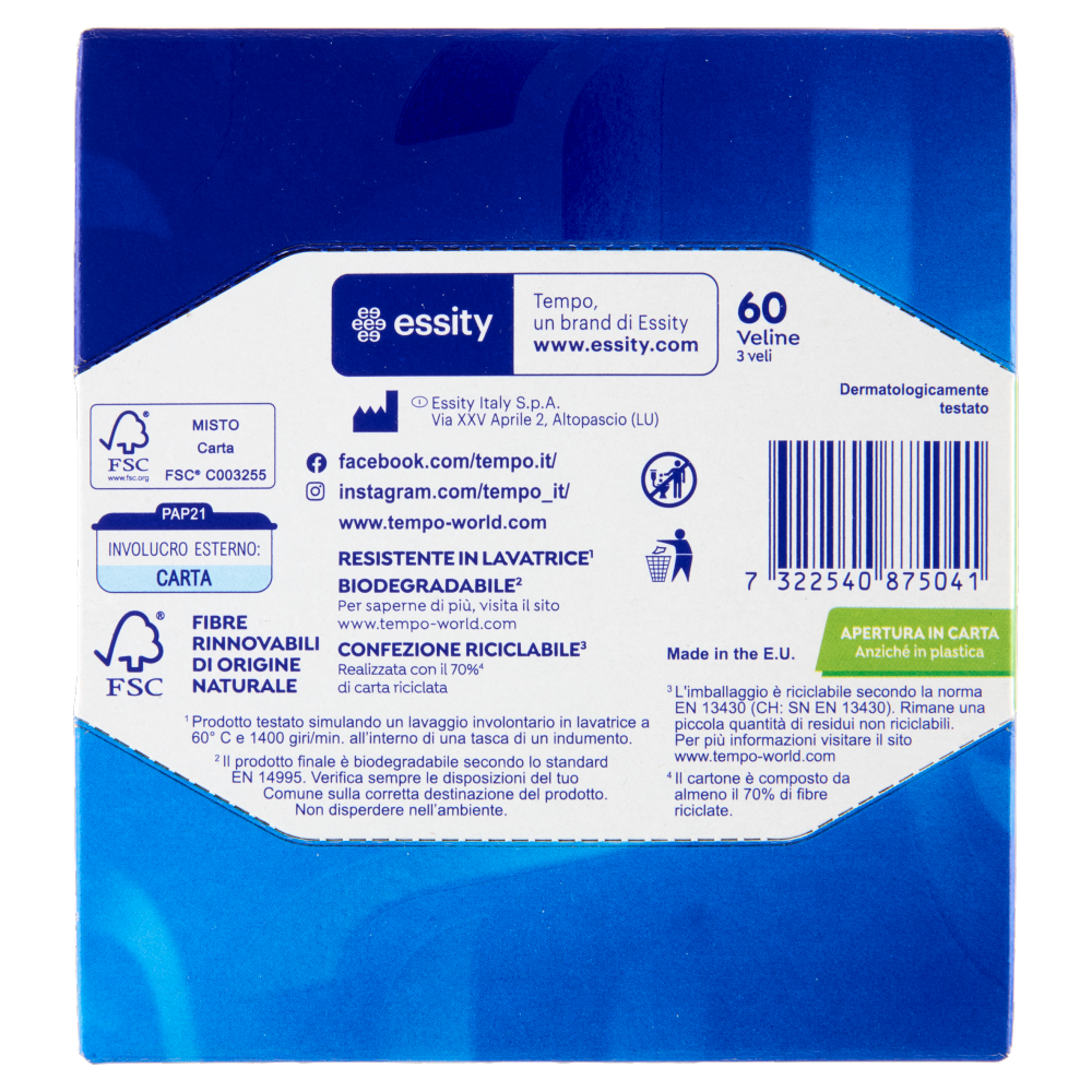 Tempo Light Veline 3 veli 60 pz