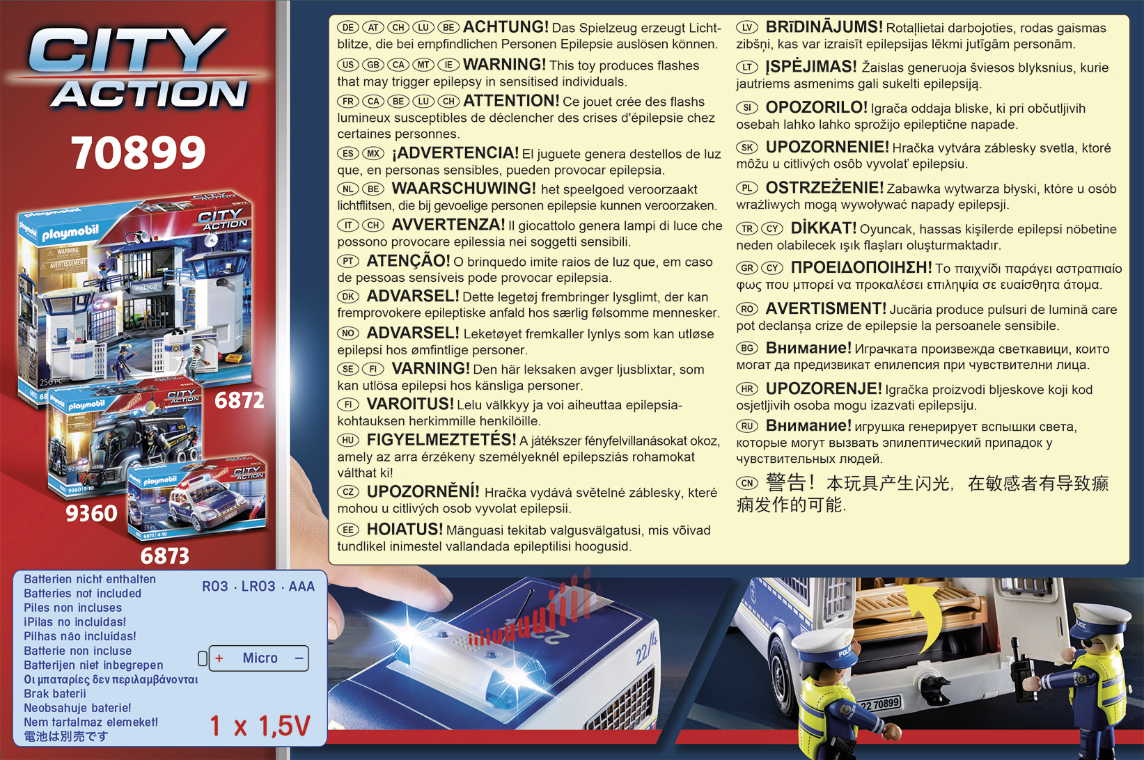 Playmobil City Action 70899 set da gioco