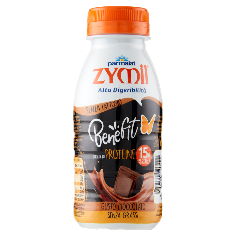 Zymil Alta Digeribilit&agrave; Senza Lattosio Benefit Proteine Gusto Cioccolato 250 ml