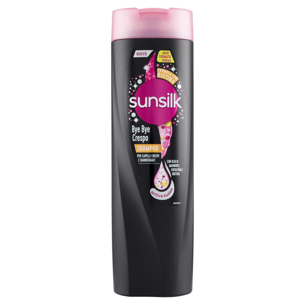 sunsilk Bye Bye Crespo Shampoo per Capelli Crespi e Danneggiati 400 mL