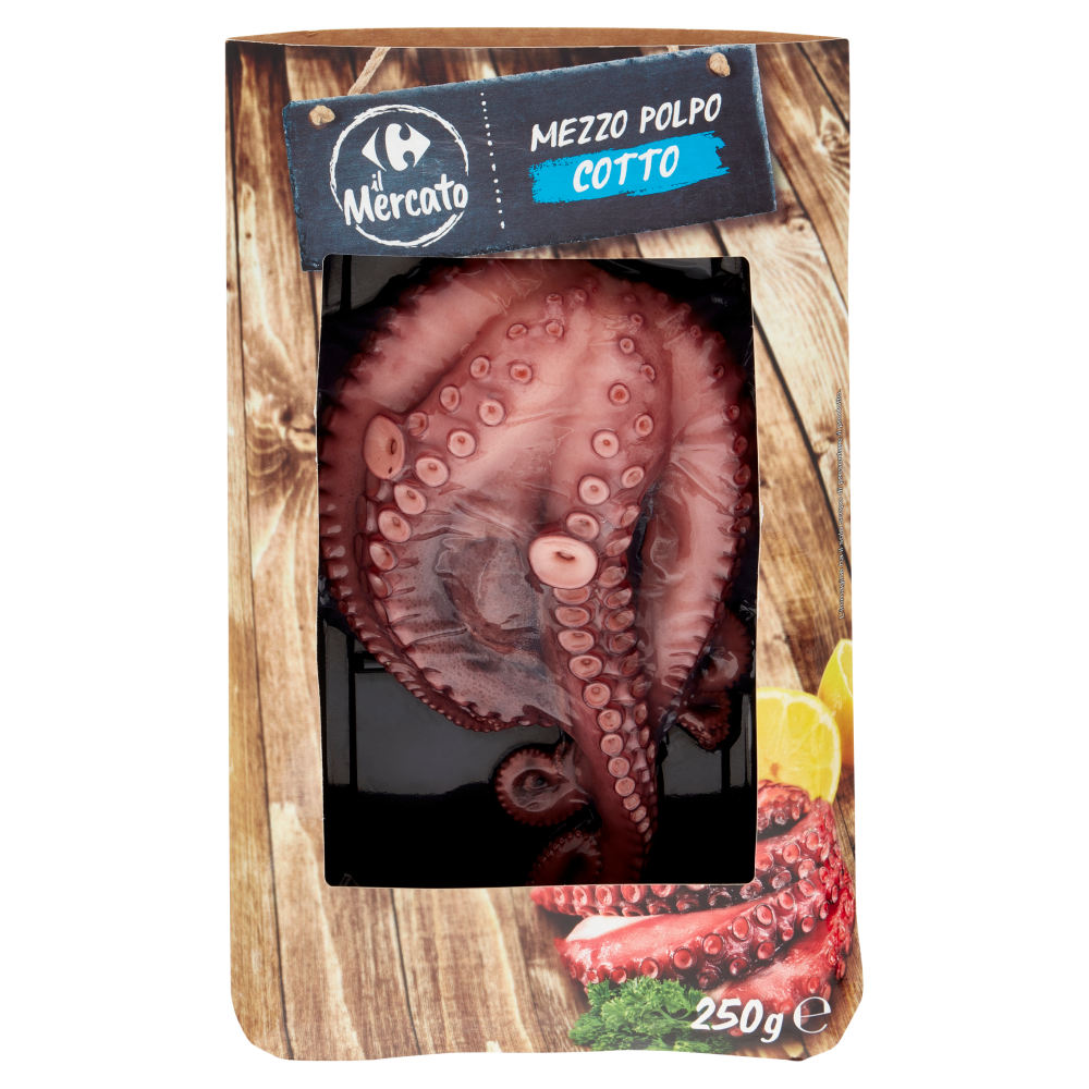 Carrefour il Mercato Mezzo Polpo Cotto 250 g