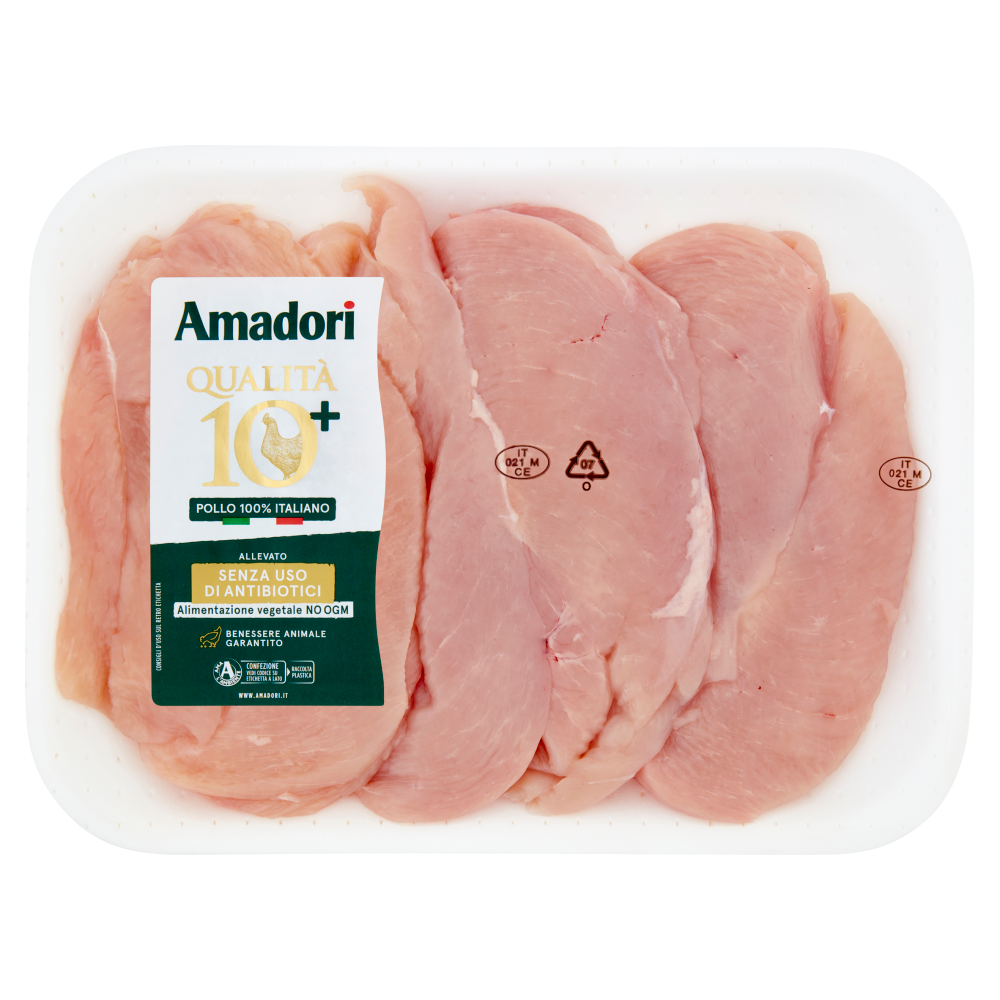 Amadori Qualità 10+ Petto di Pollo a Fette Maxi